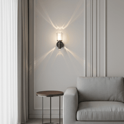Zaevia Freja Modern Fluted Crystal Wall Sconce - Lighting > Wall Lights > Wall Sconces > Diffused Light Wall Sconces | Zaevia
