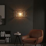 Zaevia Freya Textured Ice Glass Wall Sconce - Lighting > Wall Lights > Wall Sconces > Diffused Light Wall Sconces | Zaevia