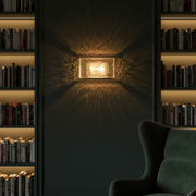Zaevia Freya Textured Ice Glass Wall Sconce - Lighting > Wall Lights > Wall Sconces > Diffused Light Wall Sconces | Zaevia
