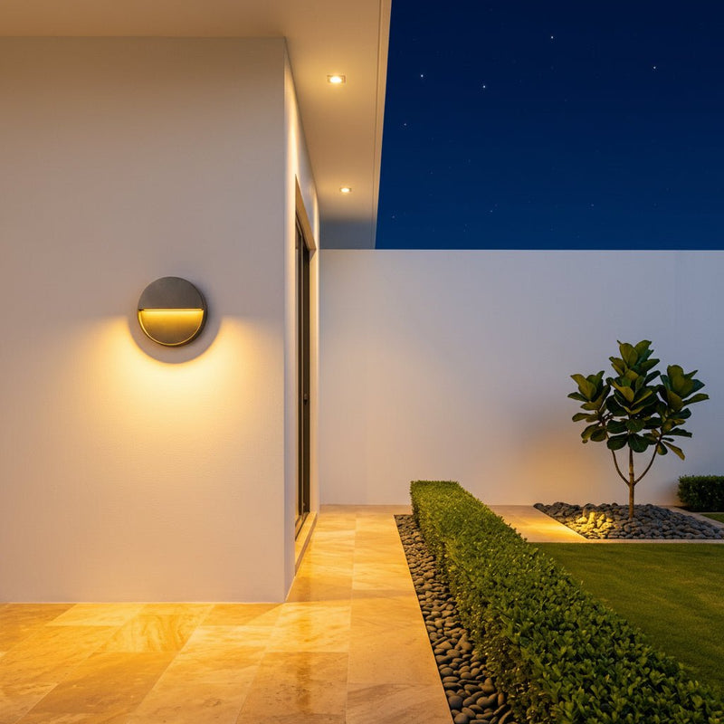 Zaevia Eclipse: Geometric LED Outdoor Light - Outdoor Lighting | Zaevia