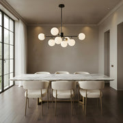 Zaevia 8 Light Branching Globe Chandelier Mid Century Modern Hardwired Ceiling Light - chandelier | Zaevia