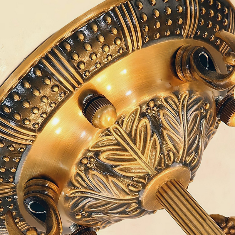 Halo Alabaster Bowl Semi-Flush Ceiling Light