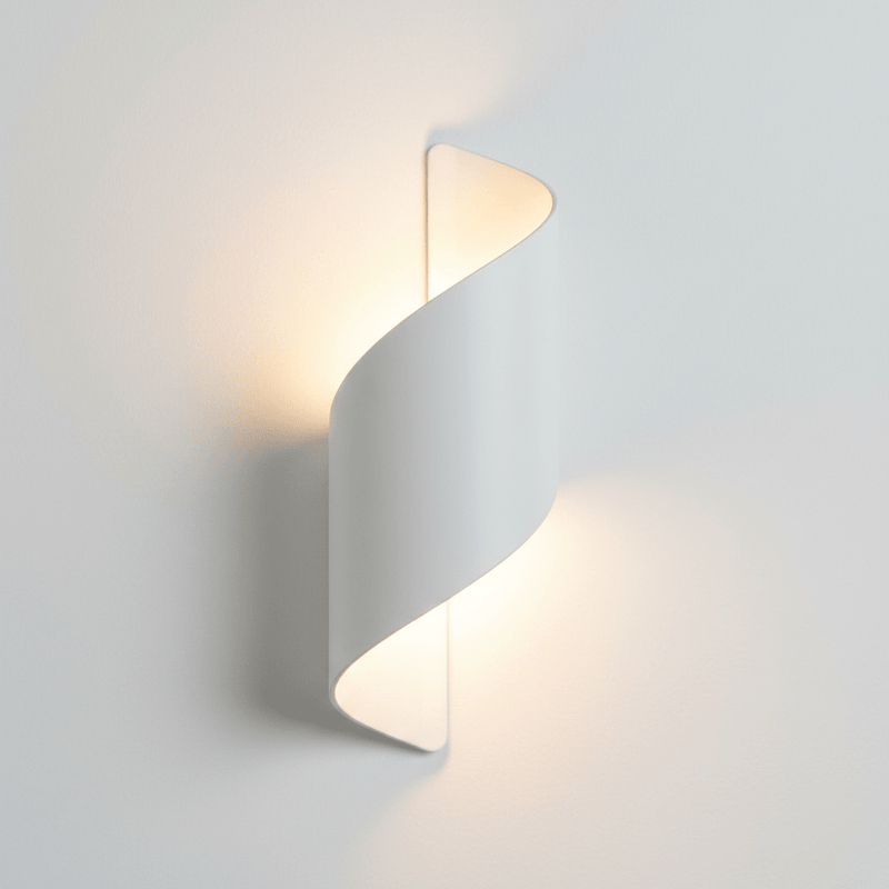 Zaevia Helix S - Wave Wall Sconce: Modern Minimalist Up/Down LED Light - Wall Light | Zaevia