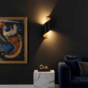 Zaevia Helix S - Wave Wall Sconce: Modern Minimalist Up/Down LED Light - Wall Light | Zaevia