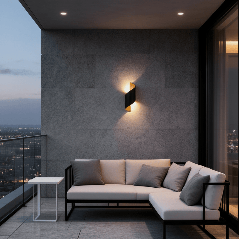 Zaevia Helix S - Wave Wall Sconce: Modern Minimalist Up/Down LED Light - Wall Light | Zaevia