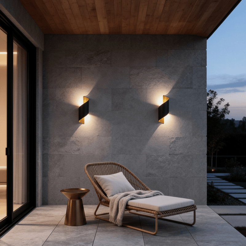 Zaevia Helix S - Wave Wall Sconce: Modern Minimalist Up/Down LED Light - Wall Light | Zaevia
