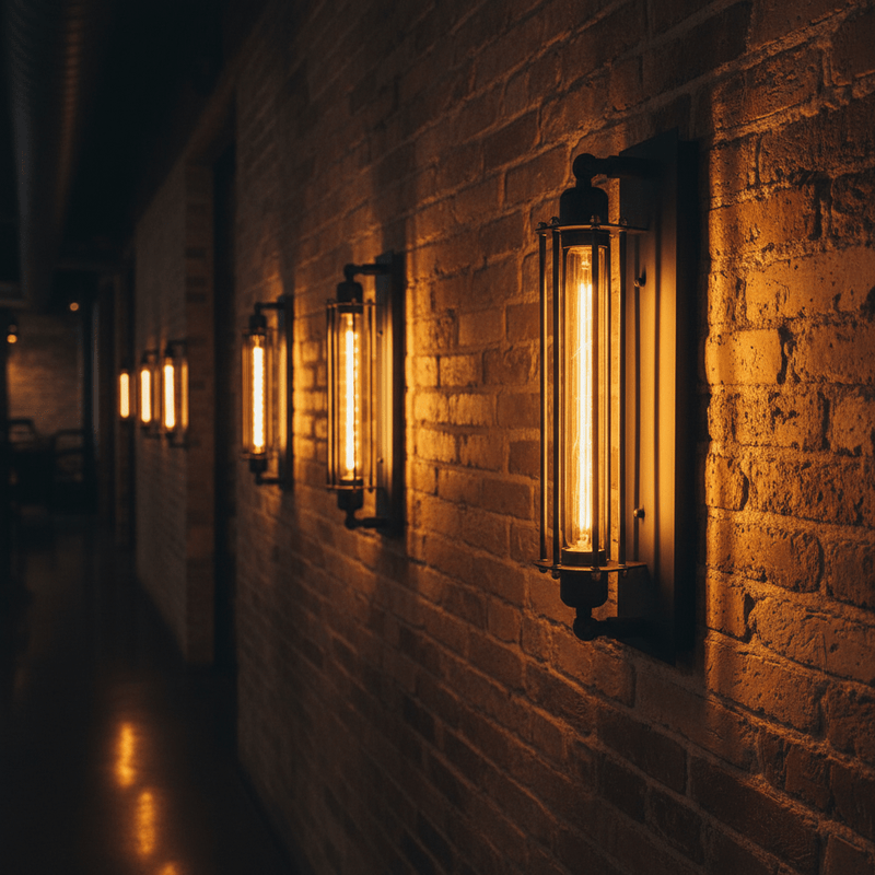 Aero Industrial Cage Wall Sconce