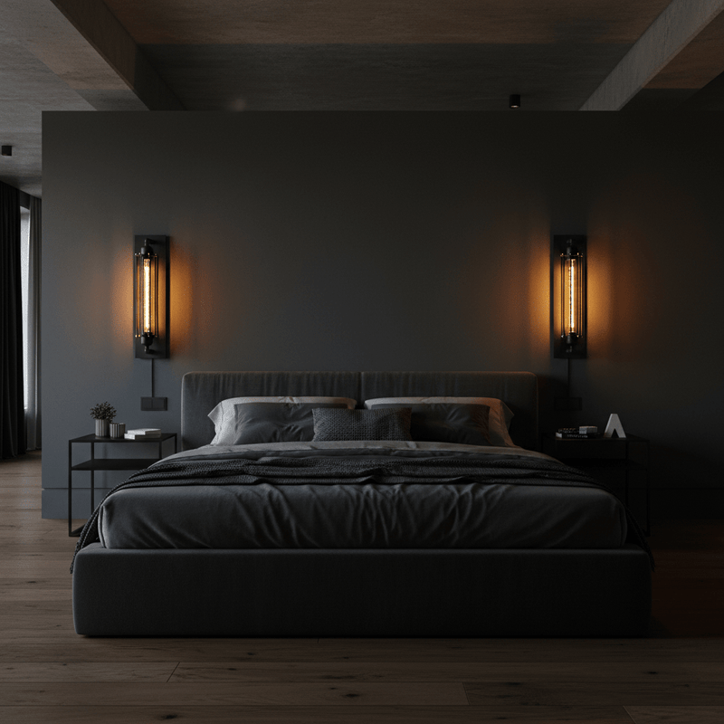 Aero Industrial Cage Wall Sconce