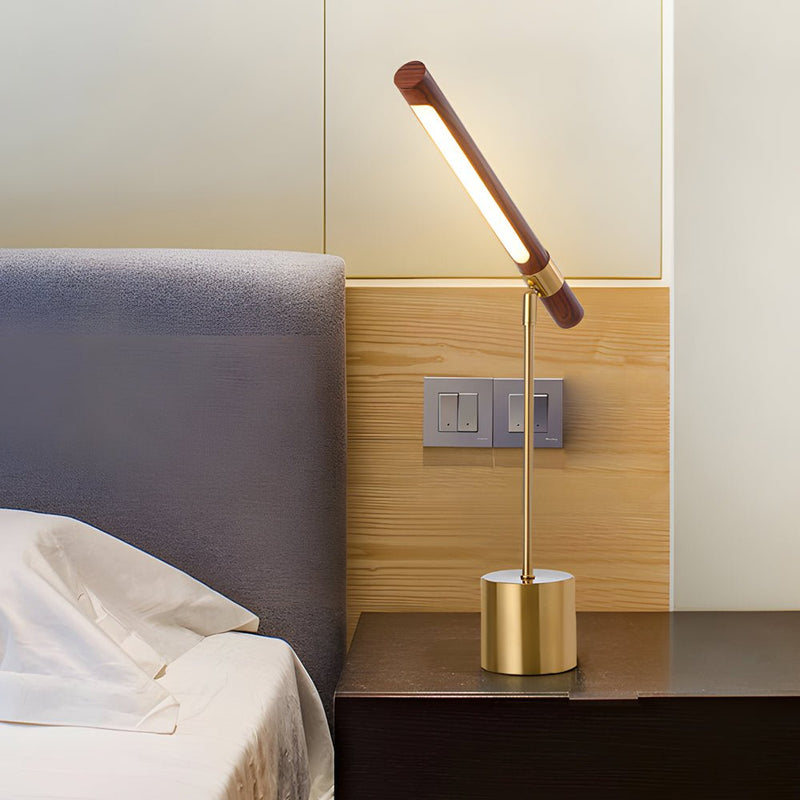 Zaevia Japandi Linear LED Desk Lamp - Table Lamp | Zaevia