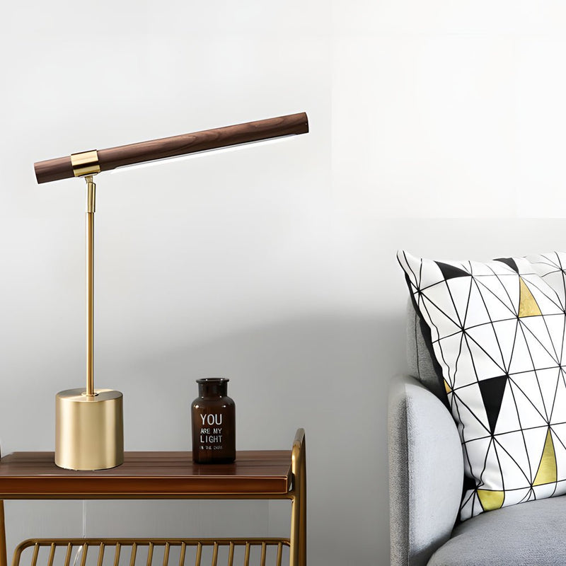 Zaevia Japandi Linear LED Desk Lamp - Table Lamp | Zaevia