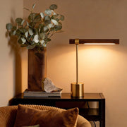 Zaevia Japandi Linear LED Desk Lamp - Table Lamp | Zaevia