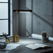 Zaevia Japandi Linear LED Desk Lamp - Table Lamp | Zaevia