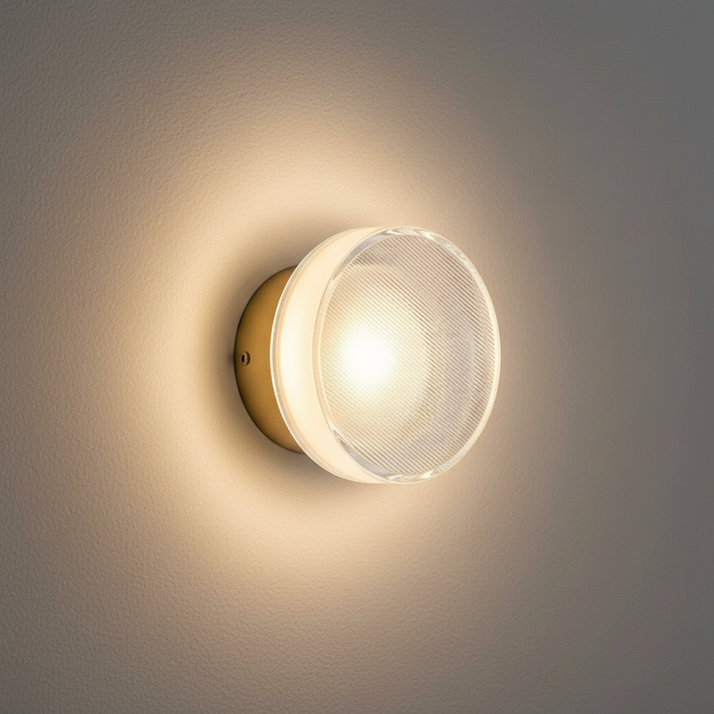 Jasmine Luxury Fluted Acrylic Wall Sconce