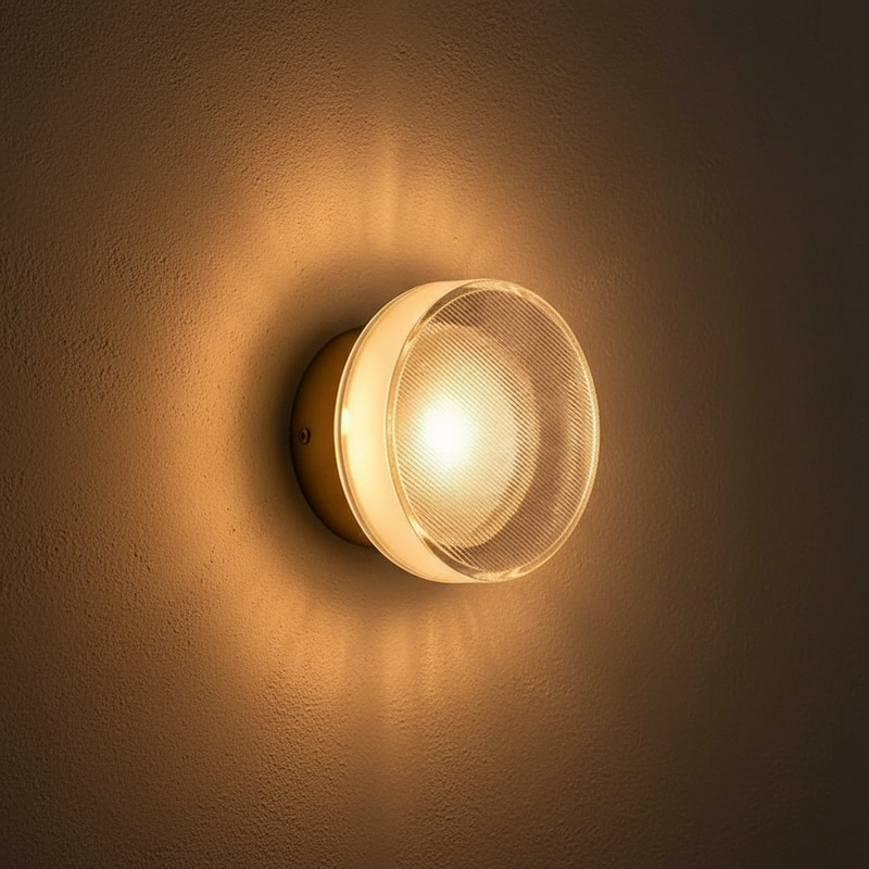 Jasmine Luxury Fluted Acrylic Wall Sconce