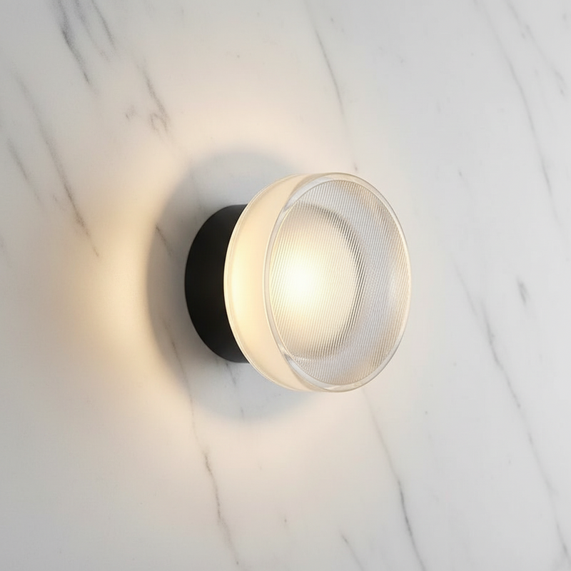 Jasmine Luxury Fluted Acrylic Wall Sconce