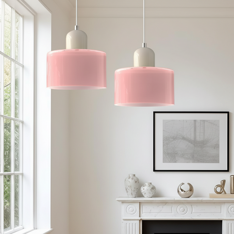 Kandinsky Bauhaus Glass Pendant Light