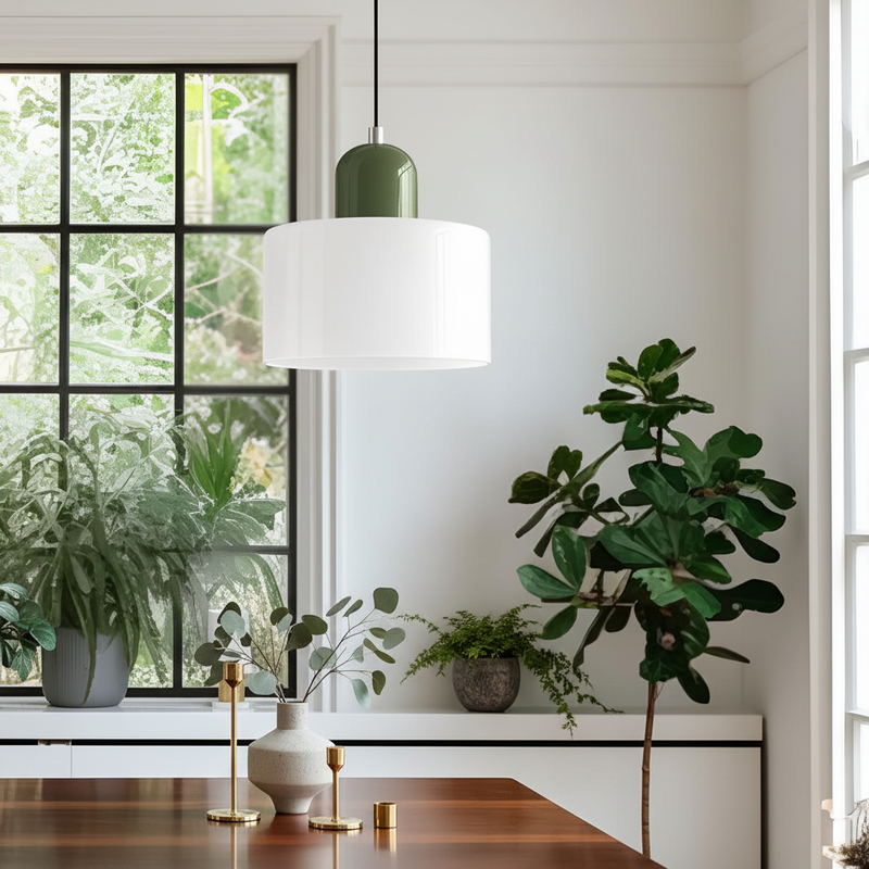 Kandinsky Bauhaus Glass Pendant Light