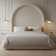 Zaevia Kaori Japandi Marble Pendant Light – Minimalist LED Bedside & Island Chandelier - Pendant Light | Zaevia