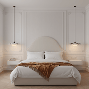 Zaevia Kaori Japandi Marble Pendant Light – Minimalist LED Bedside & Island Chandelier - Pendant Light | Zaevia