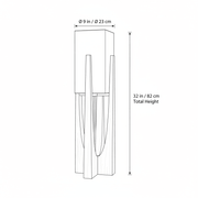 Zaevia Kenji Sculptural Wood Lamp - | Zaevia