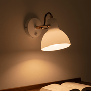Kira 235° Rotatable Frosted Glass Sconce - Lighting > Wall Lights > Wall Sconces > Diffused Light Wall Sconces | Zaevia