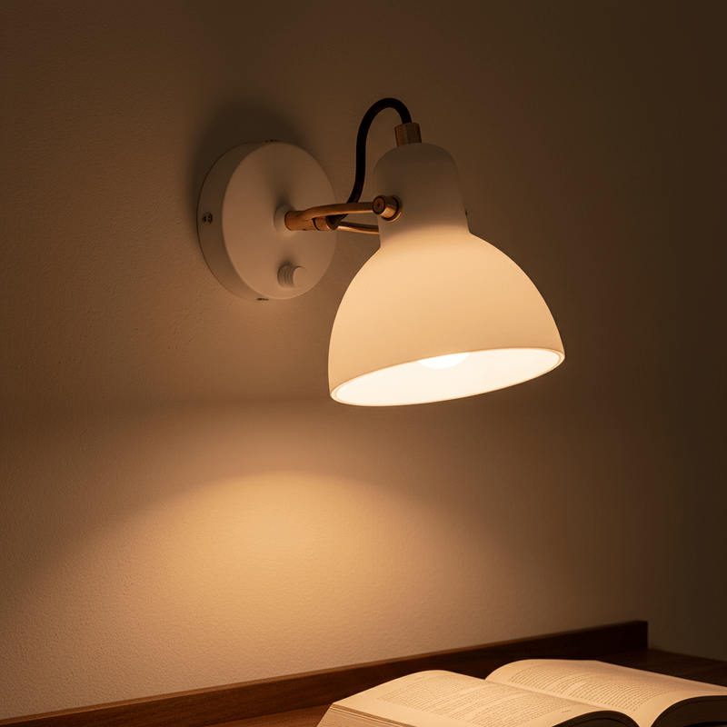Kira 235° Rotatable Frosted Glass Sconce - Lighting > Wall Lights > Wall Sconces > Diffused Light Wall Sconces | Zaevia