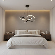 Zaevia Infinity Knot Pendant Light Integrated LED Dimmable Modern Sculptural Chandelier - | Zaevia