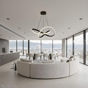 Zaevia Infinity Knot Pendant Light Integrated LED Dimmable Modern Sculptural Chandelier - | Zaevia