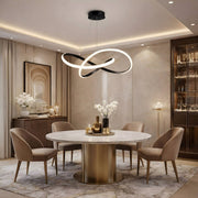 Zaevia Infinity Knot Pendant Light Integrated LED Dimmable Modern Sculptural Chandelier - | Zaevia