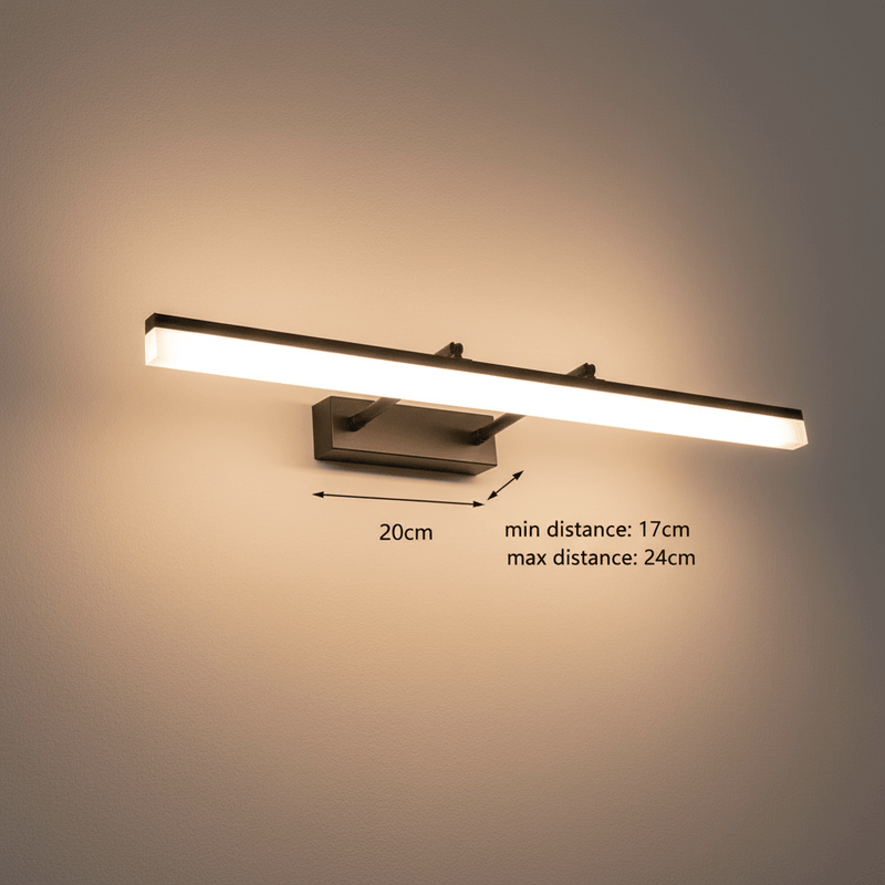 Kora Linear Extendable Vanity Light - Wall Light | Zaevia