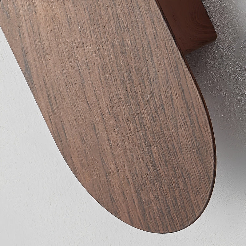 Zaevia Kora: Curved Wood Sconce - Wall Light | Zaevia