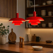Zaevia Seraphina: Mid - Century Layered Pendant - | Zaevia