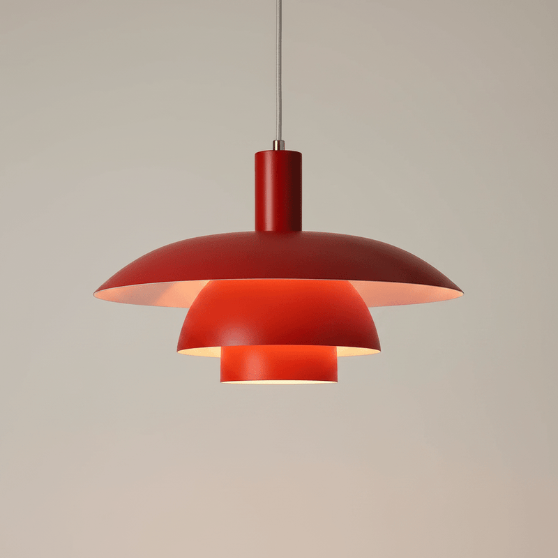 Zaevia Seraphina: Mid - Century Layered Pendant - | Zaevia