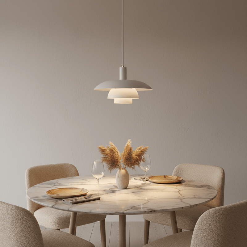 Zaevia Seraphina: Mid - Century Layered Pendant - | Zaevia