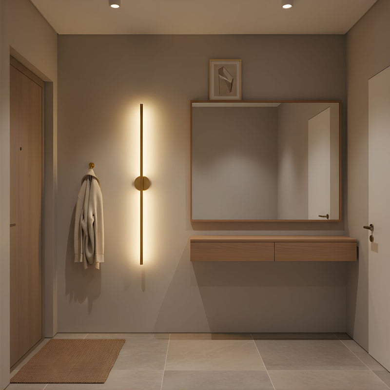 Zaevia Linear Bar Wall Sconce Integrated LED Modern Minimalist Architectural Light - Wall Lamp | Zaevia