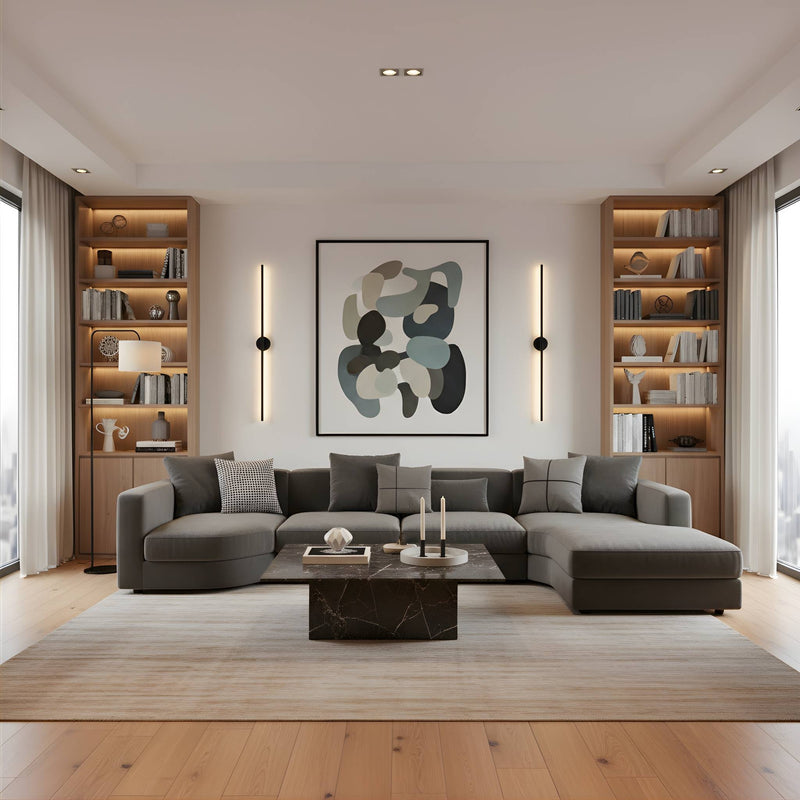 Zaevia Linear Bar Wall Sconce Integrated LED Modern Minimalist Architectural Light - Wall Lamp | Zaevia