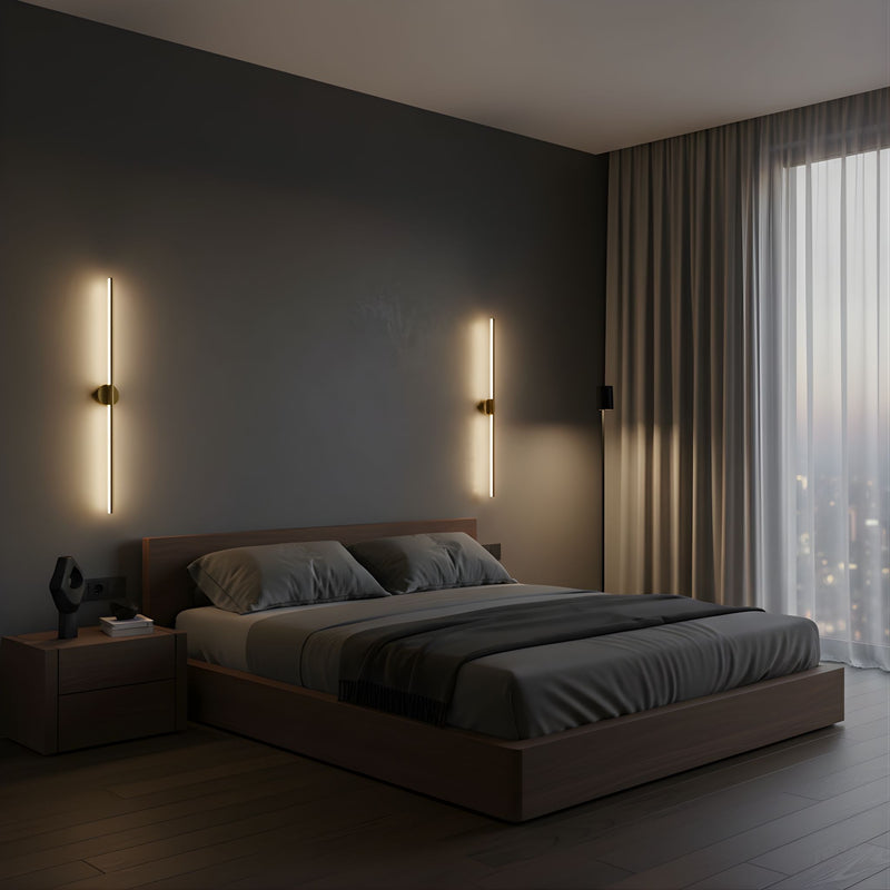 Zaevia Linear Bar Wall Sconce Integrated LED Modern Minimalist Architectural Light - Wall Lamp | Zaevia