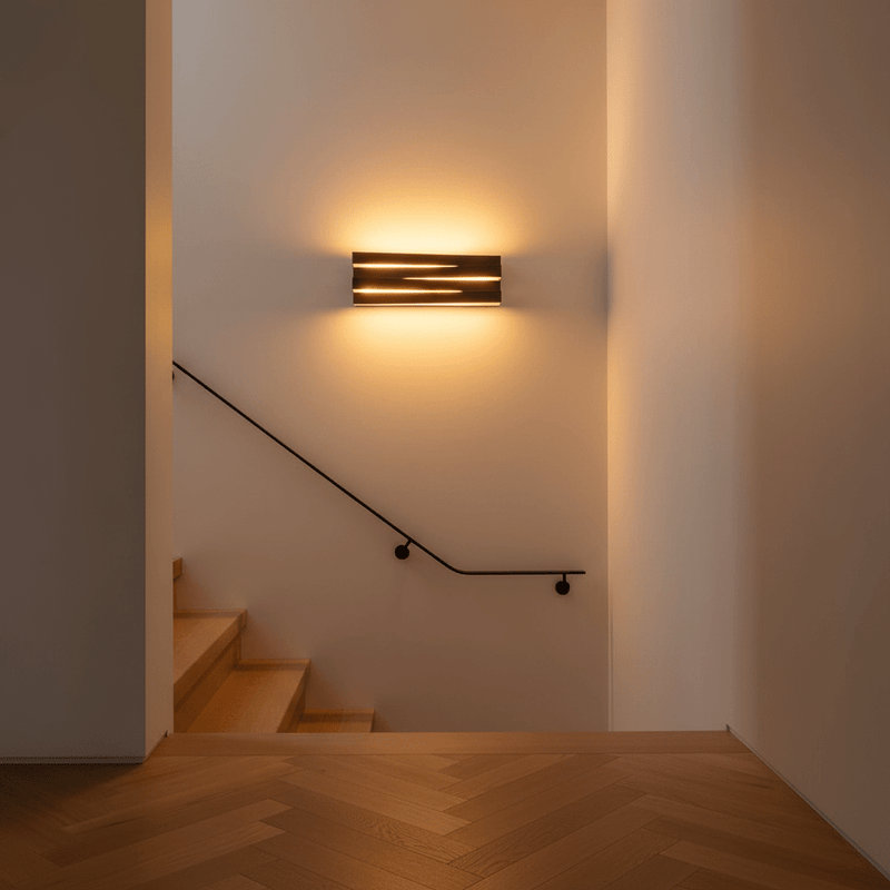 Linear Tiered LED Wall Sconce - Modern Geometric Accent Light - Lighting > Wall Lights > Wall Sconces > Diffused Light Wall Sconces | Zaevia