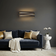 Linear Tiered LED Wall Sconce - Modern Geometric Accent Light - Lighting > Wall Lights > Wall Sconces > Diffused Light Wall Sconces | Zaevia