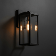 Zaevia Liora Modern Farmhouse Outdoor Wall Lantern - | Zaevia
