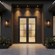 Zaevia Liora Modern Farmhouse Outdoor Wall Lantern - | Zaevia