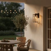 Zaevia Liora Modern Farmhouse Outdoor Wall Lantern - | Zaevia