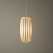 Zaevia Liora Japandi Ribbed Fabric Pendant Light - Pendant Light | Zaevia