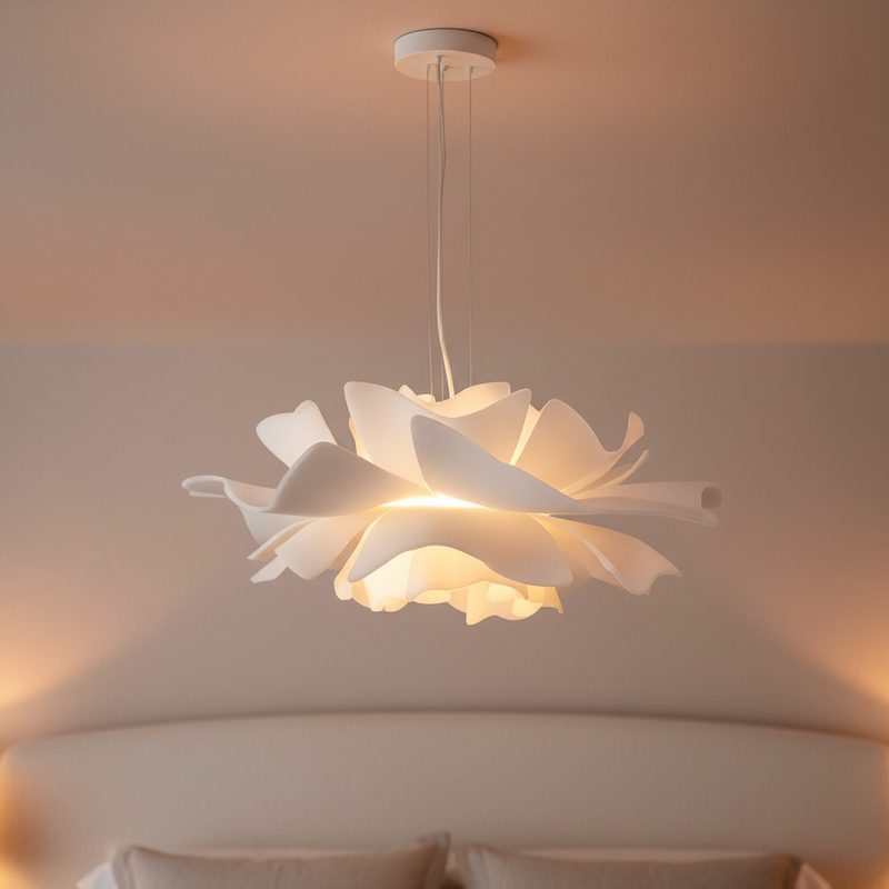 Hana Layered Lotus Pendant Light
