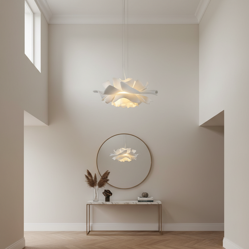 Hana Layered Lotus Pendant Light