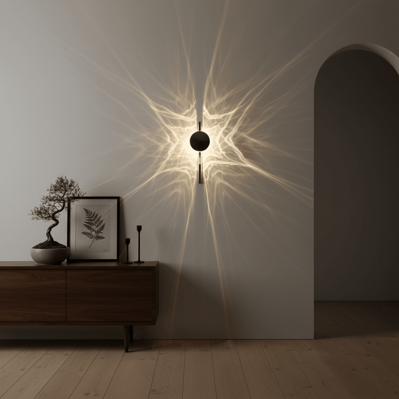 LumeFlua Water Ripple Sconce - Wall Light | Zaevia