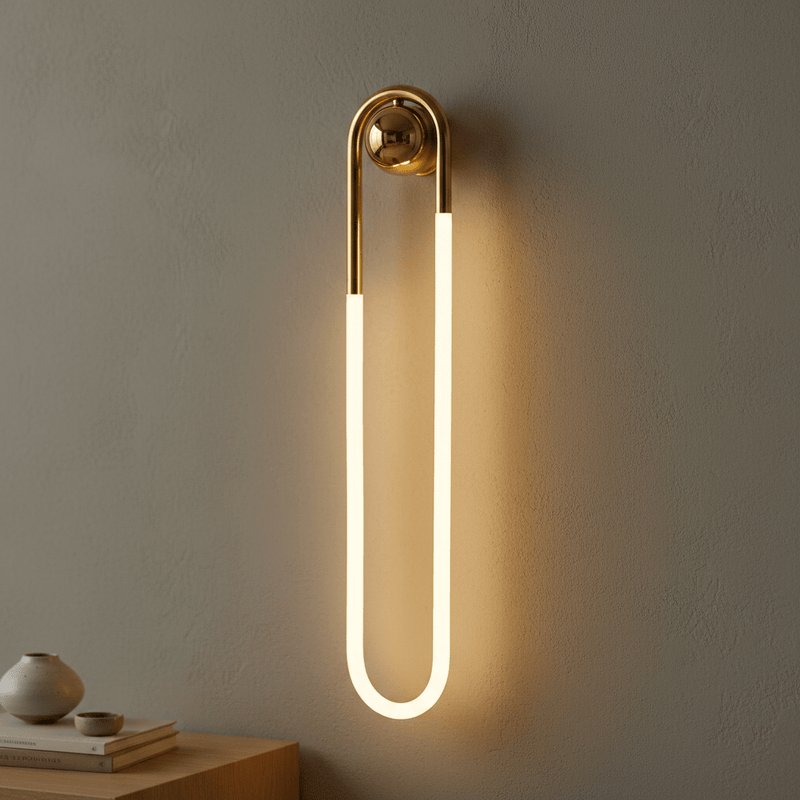 Lumiere Precision Copper & Acrylic LED Wall Sconce - Lighting > Wall Lights > Wall Sconces > Diffused Light Wall Sconces | Zaevia