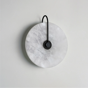 Luna Alabaster Disc Wall Sconce - Wall Light | Zaevia