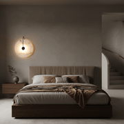 Luna Alabaster Disc Wall Sconce - Wall Light | Zaevia