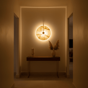 Luna Alabaster Disc Wall Sconce - Wall Light | Zaevia